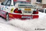 David Komarek - Zdenek Roupec, Mitsubishi Lancer EVO VI - JirkaD - Okrisky 2005.JPG